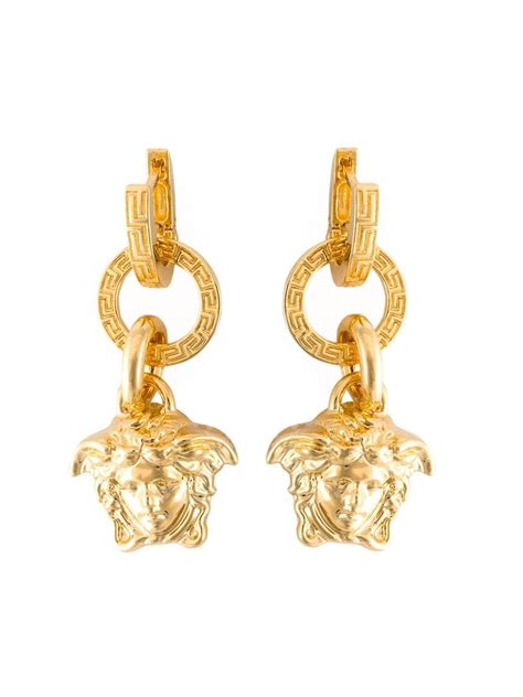 versace silver earring square|Versace Earrings for Women — FARFETCH.